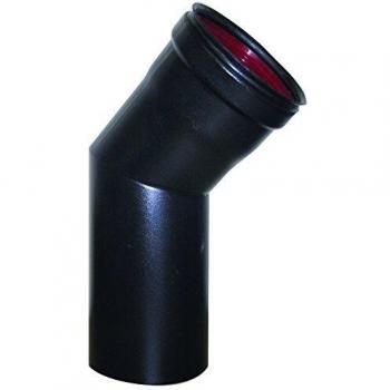 Gomito per Tubo Stufa a Pellet 90 Gradi Nero
