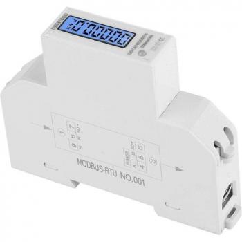 220V Single Phase Energy Meter 5-100A RS485 MODBUS LCD Backlit Display