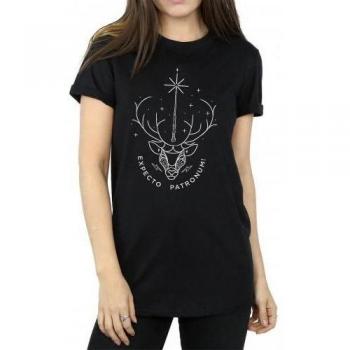 Expecto Patronum Large Boyfriend Top – Black Edition