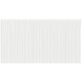 Velvet White Polyester Curtain – 750 × 220 cm