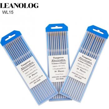 10 Électrodes TIG en Tungstène Lanthané Tête Or
