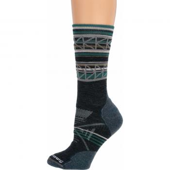 Smartwool PhD Outdoor Mittelgroße Muster Crew-Socken für Damen – Everglade, Schuhgröße M, EU 38‑41, 2019