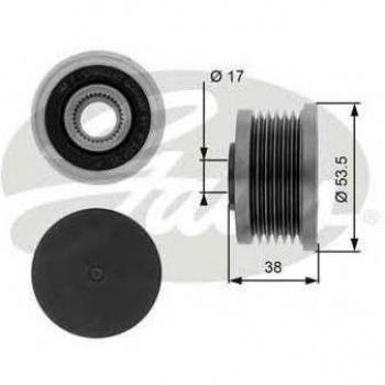 Polea de alternador GATES OAP7081