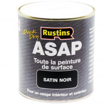Rustins ASAP Paint Black 250ml