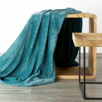 Einfarbige Kuscheldecke