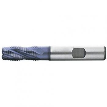 Fresa Integral de Metal Duro Forum Desbaste Tipo HR 3-6 Dientes Acero Corte Rápido 10% Cobalto TiAIN Ø D1-K12