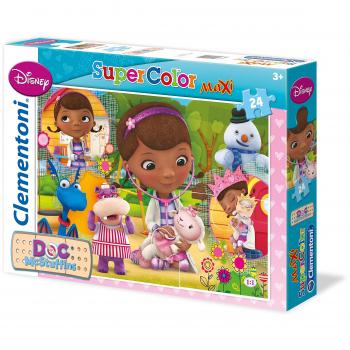 Clementoni 24452.2 – Maxi-Puzzle “Smiles and Hugs” Doc McStuffins, 24 Teile