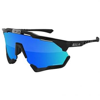 Aeroshade XL Scicon Dual‑Reflect Blue Lens Sunglasses