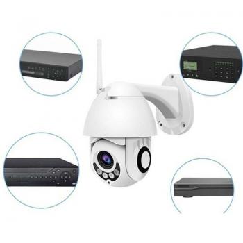 Cámara WiFi 1080P H.265 con Movimiento Pan y Tilt y Visión IR