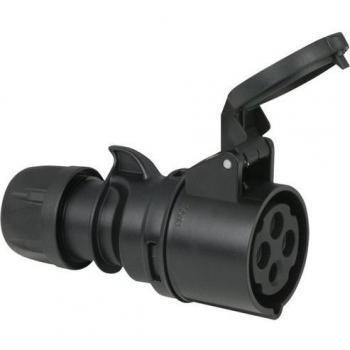 PCE CEE 16A 400V Stecker weiblich Schwarz