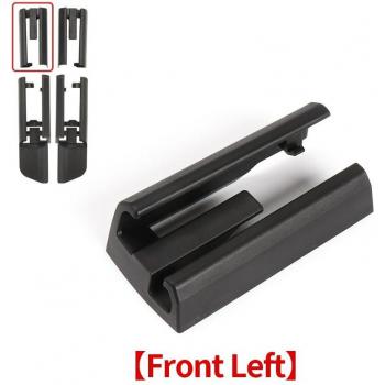 Black ABS Car Seat Rail Trim for BMW G30 G11 G12 F15 F16 5 7 Series X5X6