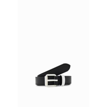 95 cm Black Contrast Buckle Belt