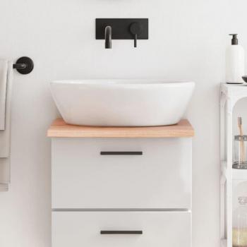 Torana Encimera de Baño 40x50x2 cm en Madera Marrón Claro