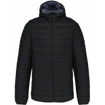 Kariban Herrenjacke gepolstert mit Kapuze 3XL rot