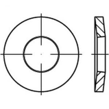 Cerniera di Serraggio DIN 6796 0,6mm Flessibile