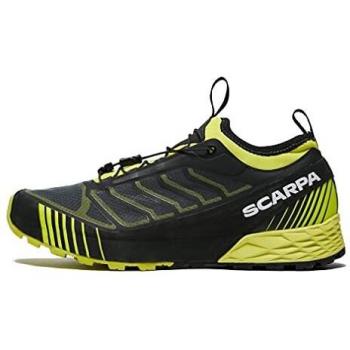 Scarpa Ribelle Run, Chaussures de Trail Running Homme, Noir/Vert, 47 EU