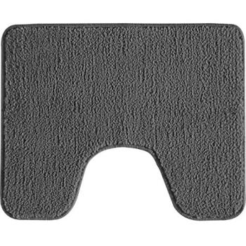 Tapis de toilette moderne anthracite 50x40cm