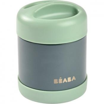 BEABA® Porta Pappa Termico Acciaio Inox Verde salvia