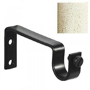 Riel Chyc Soporte Forja Sencillo 20 Mm Marfil/Oro para Cortinas y Visillos (Blister 2 Piezas)