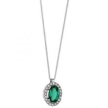 Collana Comete Gioielli Storia di luce smeraldo donna GLB 1432