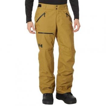 Pantaloni da sci cargo isolati Helly Hansen Sogn uomo marrone M