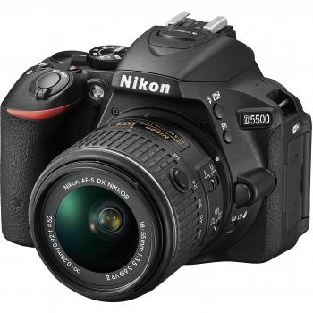 Nikon D5500 Kit SLR 24,2 MP CMOS 6000 × 4000 px Noir avec objectif 18‑55 mm VR II