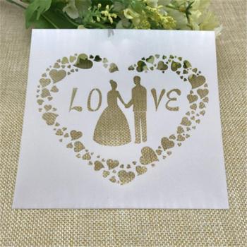 Plantillas de amor para scrapbook