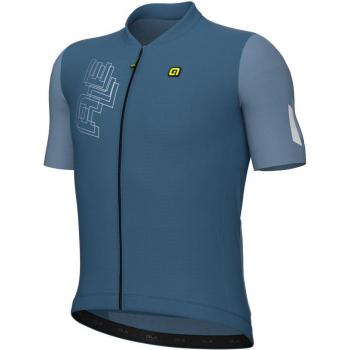 Camisa de manga corta azulado Maillot Alé PR‑E Follow Me M