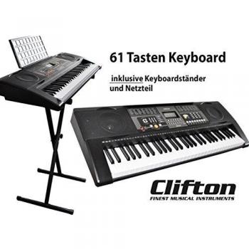 Keyboard 61 Tasten mit Keyboard Ständer