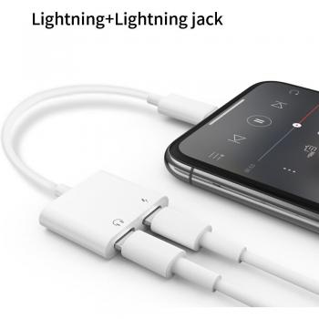 IPhone 7, 8, X, XS, 11, 12 4-in-1 Lightning to 3.5mm Adapter