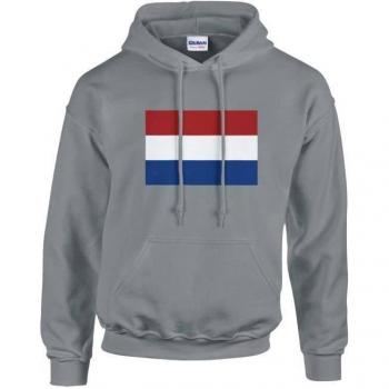 Dutch Flag Long Sleeve Hoodie by PIXELFORMA