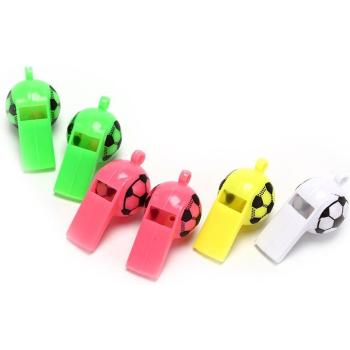 Sifflet coloré avec cordes