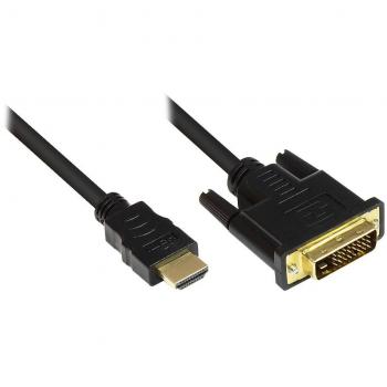 AlCasa 5 m HDMI & DVI-D Datenkabel – Schwarz