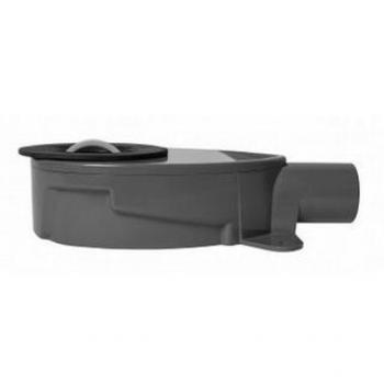 Easydrain Ondiep Sifonhuis voor Nano en XS modellen, 28 mm waterslot, kleur zwart