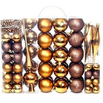 VidaXL Decorazioni Albero di Natale 113 mm Marrone
