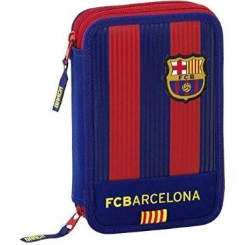 F.C. Barcelona Pencil Case with 34 Items