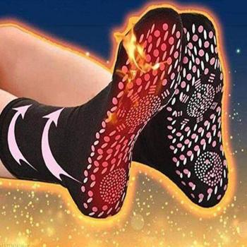 Self-Heating Comfort Socks for Cold Feet with Tourmaline