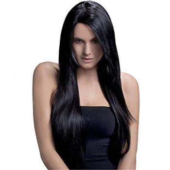 Lange, gerade Perücke