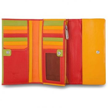 Trifold Rosso Dudu Portafoglio per Donna