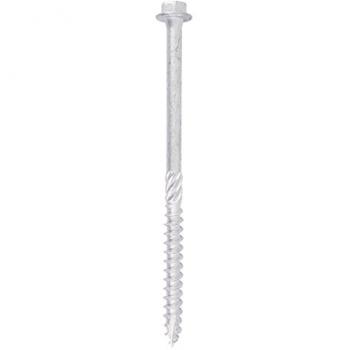 Exterior TimberShield Hex Screws – Heavy Duty, Silver, 10×100 (10pcs Bag)