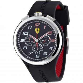 Ferrari Men's XL Quartz Watch with Silicone Strap