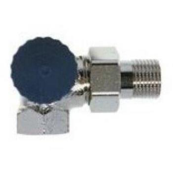 Heimeier Thermostatventil DN 10, Winkeleck, Rotguss, links, geringer Widerstand