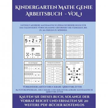 GER-VORKINDERGARTEN DRUCKBARE (Vorkindergarten Druckbare Arbeitsblätter, Band 28)