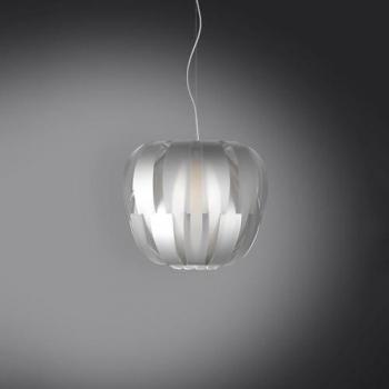 Suspensión Linea Zero en Plata y Cromado 42×32 cm