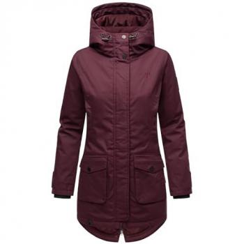 Parka NAVAHOO Brinjaa Gr. XS (34), rot (bordeaux), Damen