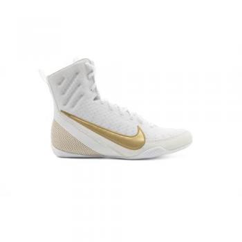 Bottes de Boxe Nike Machomai 3 Couleur Blanc Or