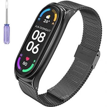 MiBand 5 Wristband in Metallo – Braccialetto da Polso