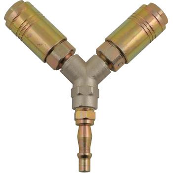 CONNECT 30993 Fast Flow Single Action Air Line Y-Coupling