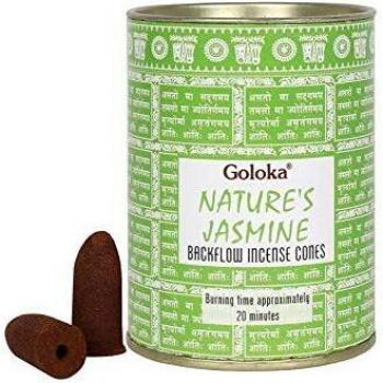 Goloka Nature’s Nest Backflow Incense Cones – 24‑Piece Tin
