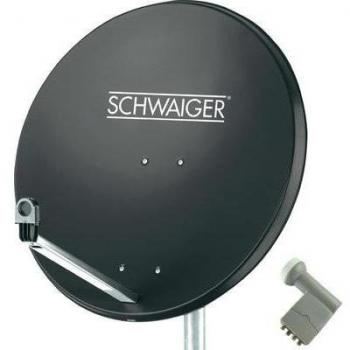 Schwaiger SAT-Anlage für 4 Personen ohne Receiver, Modell: SPI9961SET9